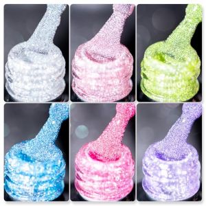 BURANO Vernis &agrave; ongles &agrave; gel Flash r&eacute;fl&eacute;chissant, vernis &agrave; ongles holographiques Flash r&eacute;fl&eacute;chissant, kit d'ongles &agrave; Gel (set) (BURANO Direct, neuf)