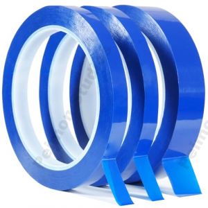 HavaCue 3 Rouleaux Ruban Chauffant pour Sublimation, 10 mm x 66 m et 20 mm x 66 m Ruban Résistant à La Chaleur, Ruban de Transfert de Chaleur, Bleu Rubans Presse à Chaud pour Circuits électronique (QIUSHIDZ, neuf)