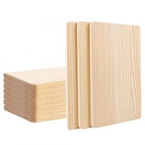 ZOFUN Lot de 10 Planche a Decouper Bois - 24 x 14 x 1 cm Planche apero, Planche à découper en bois de pin, Planche Bois Pin Planche Petit Dejeuner Bois, Petite Planche Boi - Pour pain, viande, légumes (ZOFUN, neuf)