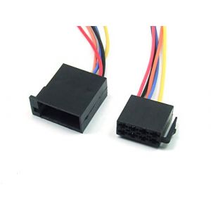 POPESQ® - KIT ISO Connecteur Femelle + Mâle 5 broches/way câblé/Male + Female Connector wired #A295 (Just-Honest Electronics, neuf)