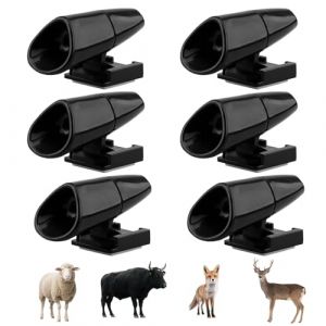 afhgdjr 6 Pi&egrave;ces Sifflet Ultrason Anti Gibier,Sifflet Ultrason Voiture,&Eacute;vitez de Heurter Les Animaux,Avertissement Concernant la Faune pour Les Voitures,Les V&eacute;hicules et Les Motos (JR-Kong, neuf)