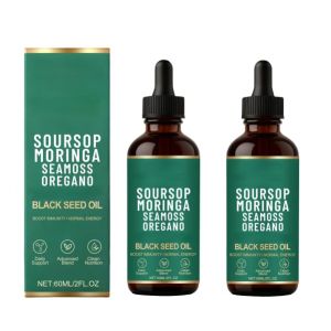 Liquide amer de corossol | Liquide naturel de corossol 10 en 1 | Formule douce | Soutient l'&eacute;nergie quotidienne | V&eacute;g&eacute;talien, sans OGM, sans sucre, 2 oz,2Pcs (多茂科技, neuf)