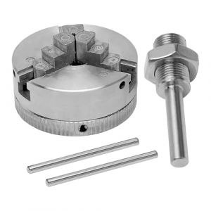 Tuxuseo Mandrin Mini Tour - Mandrin Auto-Centrant 3 Mors,Pi&egrave;ces de Pr&eacute;cision Industrielle pour Perceuse Destin&eacute;es aux Hobbyistes &Eacute;ducation Ateliers de R&eacute;paration (xiyuei, neuf)