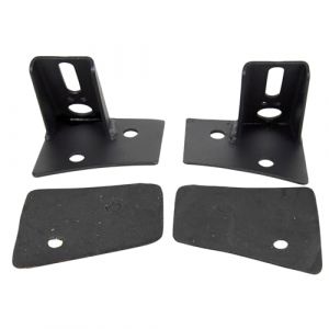 Willpower 2 Pièces Support de Lampe de Travail LED, Supports de Pare-brise Supérieurs - Kit de Support de Fixation de Montant A pour Montant pour 07-17 Wrangler JK (YZ-EU, neuf)