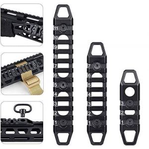 Opaltool 3pcs Aluminium Compatible M-Lok/Rail Picatinny Keymod 3-Slot 7-Slot 11 emplacements Slot M-Lok/Section Keymod Picatinny Rail Accessoires pour syst&egrave;me M-Lok/Keymod (raisetty, neuf)