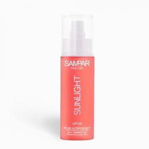 Brume Autobronzante Visage aux probiotiques, DHA Végétale & Aloe vera - Sunlight Uptan SAMPAR - Hâle naturel & Lumineux - Sans trace - Sans odeur - Tous Types de Peaux (Parlabo Sampar, neuf)
