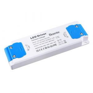 Elezenioc Transformateur 220V 24V LED 30W, Transformateur 220V 24V 1.25A Basse Tension, Convertisseur De Tension AC à DC Adaptateur Transfo Constante pour G4, GU5.3, MR11, MR16 (Elezenioc-EU, neuf)