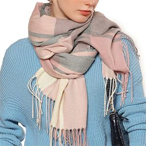 Bakicey Femme &eacute;charpe &eacute;tole Fille ch&acirc;le Foulard, Pashmina Echarpe a Carreaux Laine Mode Etole Plaid Foulards Oversize Shawl Cardigan Cachemire Chaud Automne Hiver Manteau Tricot Ponchos et Capes (I) (Bakicey, neuf)