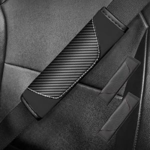 Flintronic Voiture Prot&egrave;ge Ceinture de S&eacute;curit&eacute;, 2 Pi&egrave;ces, Universel Voiture Protege Ceinture de S&eacute;curit&eacute; Coussin, Convient aux Enfants et aux Adultes, Prot&egrave;ge le Cou et les &Eacute;paules, Si&egrave;ge Enfant (flintronic, neuf)