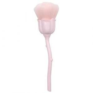 ISAKEN Pinceau à poussière pour ongles, pinceau à ongles rose pour nail art, brosse à poussière pour manucure pinceau à tête de rose, brosse de maquillage multifonctionnelle pour maquillage liquide, (Qpolly, neuf)