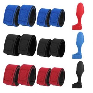 15 Bandes &Eacute;lastiques pour Canne &agrave; P&ecirc;che &ndash; Ceinture R&eacute;glable en Velcro, Porte-Canne pour Spinning, Feeder, Surfcasting, P&ecirc;che en Mer et Rivi&egrave;re &ndash; Set de Sangles de Protection et Transport pour Cannes (HeYiGuoJi, neuf)