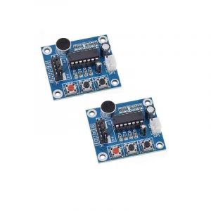 2 modules d'enregistrement vocal ISD1820 pour enregistrement et lecture audio avec microphone (carte) (Yourryong, neuf)