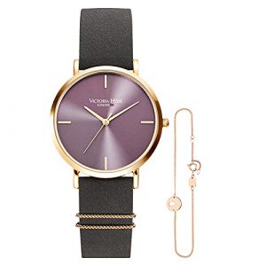 VICTORIA HYDE Femmes Quartz Montre Et Bracelet Set Bracelet en Cuir (Victoria-Hyde, neuf)