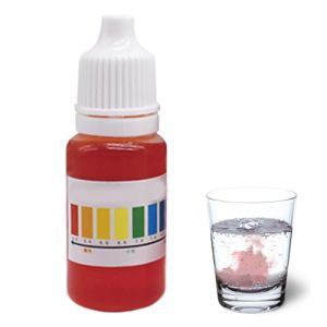 Rouge de Phénol - Testeur De pH Pour Eau,Pour Mesure Précise dans Aquarium Eau Douce Jardin Pelouse Piscine Usage Quotidien (zhuteans, neuf)