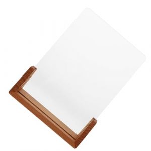 PRETYZOOM Pr&eacute;sentoir &agrave; Ongles en Acrylique Transparent Planche D&rsquo;Extension pour Faux Ongles Support D&rsquo;Entra&icirc;nement pour Nail Art Couleur Bois de H&ecirc;tre Naturel Accessoire Professionnel (Coddle HSY, neuf)