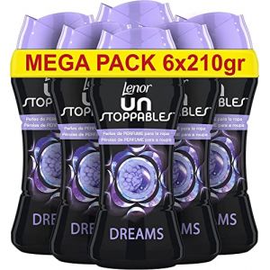 Lenor UNstoppables Perlas de Perfume para la Ropa, 6 x 210 gr, Fragancia Dreams (Vus Highlife, neuf)