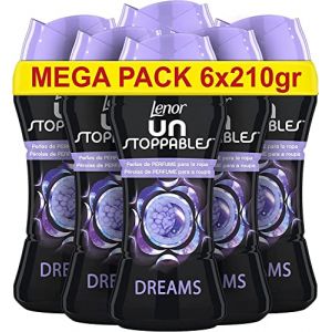 Lenor UNstoppables Perlas de Perfume para la Ropa, 6 x 210 gr, Fragancia Dreams (ABIB, neuf)