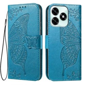 EASSGU Coque pour Honor X5C Plus (6.74" inches) Etui Flip Magn&eacute;tique avec 3 Fentes pour Cartes 1 Portefeuille, Housse - Bleu (EASSGU, neuf)