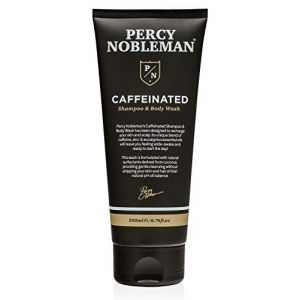 Shampoing naturel à la caféine & Nettoyant pour le corps par Percy Nobleman, ingrédients naturels à 98 %, 200 ml (Ellipsis Brands, neuf)