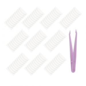 Hohopeti Bande Adhésive Invisible pour Lifting du Nez 500 Pièces – Patchs Élastiques et Respirants pour Remodelage des Ailes Nasales Correcteur de Nez Auto-Adhésif avec 5 Pinces – Soins (Orcchid, neuf)