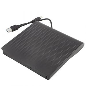 Lecteur CD DVD Externe, Lecteur Optique Externe USB 3.0, Lecteur DVD CD +/-RW Portable Lecteur DVD Graveur de CD ROM Compatible avec Ordinateur de Bureau Linux OS Mac (Luqeeg, neuf)
