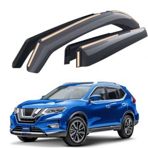 Goodyear pour Canal D&eacute;flecteurs d'air Compatible avec Nissan X-Trail 2014-2022 (III) - D&eacute;flecteur d'air, Fen&ecirc;tre, Deflecteur pour Auto - Protection Soleil&Pluie - Installation Facile -4Pc (Kleeblatt GmbH, neuf)