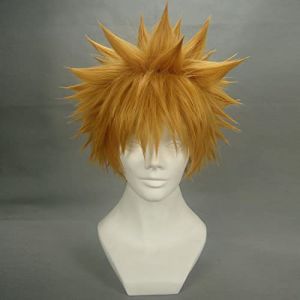 Kurosaki Ichigo Pain Short Cosplay Wigs for Man Boys Heat Resistant Synthetic Hair Anime Costume Wig (good stuff A, neuf)