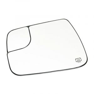 CCLXWY Verre de R&eacute;troviseur Remplacement pour Dodge Ram 1500 2500 2019-2024,Glace de R&eacute;troviseur Chauffant Gauche Ou Droit avec Plaque de Support,Left (QingDaoDongLaiFangShuiBaoWenGongChengYouXianGongSi, neuf)