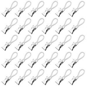 30 Pcs Accroche Torchon Cuisine, Pince Serviette, Crochet Torchon Cuisine, Pince Torchon de Cuisine, Clips Attache Torchon Cuisine, Porte-torchons de Cuisine pour Salle de Bain Cuisine Armoires (ChaoJiu, neuf)