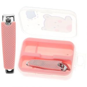 VILLFUL 2 pi&egrave;ces Pince &agrave; Ongles Acier avec Couvre-doigt Silicone Coupe-ongles Manucure Anti-d&eacute;rapant pour Ongles &Eacute;pais et Incarn&eacute;s Accessoires P&eacute;dicure Pratiques (WANHALA, neuf)