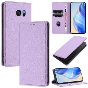 xinyunew Coque pour Samsung Galaxy S7 Edge, RFID Blocage Portefeuille Etui &agrave; Rabat, Housse en Cuir PU pour Samsung Galaxy S7 Edge, Violet (xinyunew, neuf)