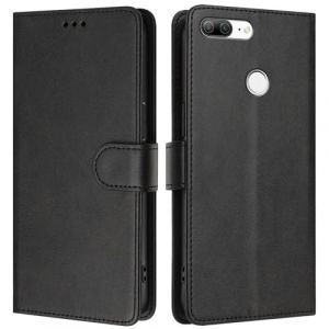 LMFULM&reg; &Eacute;tui pour Honor 9 Lite (LLD-AL00, LLD-AL10, LLD-L31) (5,65 Pouces) PU Cuir Couverture Portefeuille Coque Fermeture Magn&eacute;tique Flip Case Support Protection Housse Noir (LMAZWUFULM, neuf)