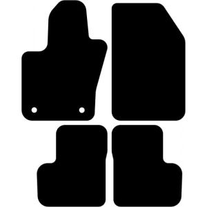 Kovvar Tapis de Sol Compatible avec Fiat 500X 2015-2025 Correspondant à la Version: Tapis Passager sans Fixations | Qualité: Premium (Kovvar, neuf)