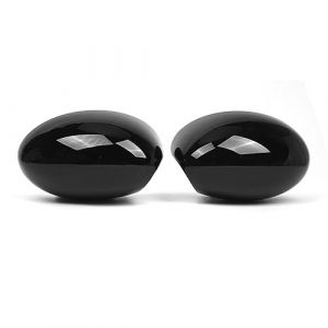 Maiju Bo&icirc;tier de Couvercle de r&eacute;troviseur de remplaent pour BMW Mini Cooper s&eacute;rie R R50 R53 R52 2000-2008, 51167030715, 51167030716 (Noir, 1 Paire) (Jinguanzhuo, neuf)