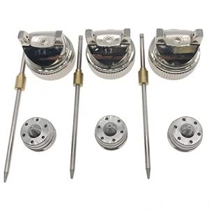 Kit de buse de rechange pour pistolet HVLP H-827 - Pistolet à peinture manuel pneumatique manuel - 1,4 mm/1,7 mm/2,0 mm (King-DW, neuf)