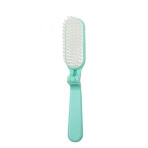 Brosse à cheveux de voyage pliable - Brosse de voyage - Brosse de massage des cheveux - Peigne de coiffure pour filles et femmes (Fahou, neuf)