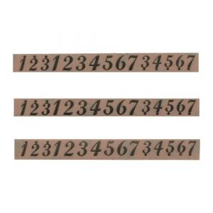 Steel Tongue Drum Stickers, Large Font Note Decals, Strong Adhesion, Waterproof Pvc 3x Size for Easy Identification, Music Practice, 11.8x1.4cm Dark Brown (mojial, neuf)