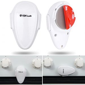 Verrous de S&eacute;curit&eacute; pour le Four, 2 pi&egrave;ces, Blanc, S&eacute;curit&eacute; des Enfants dans la Cuisine, Verrous adh&eacute;sifs r&eacute;sistants &agrave; la Chaleur, Bloque Four pour Enfants, B&eacute;b&eacute;, pour le Lave-linge et le Micro-ondes (Your Day Mate, neuf)