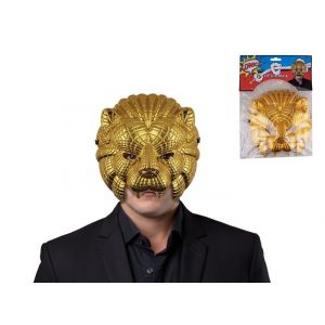LP Divertissements Lot de 3 - Masque Coque v&eacute;nitien Lion Or Adulte (LP-Divertissements, neuf)
