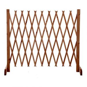 TERRE JARDIN - Barrière de Sécurité Extensible, de 27 à 190 x 120 cm - Barriere de Securite Enfant, Chien sans Perçage en Bois - Barrière Protection Extensible, Rétractable, Enfants, Animaux (Outillage de Saint Etienne, neuf)