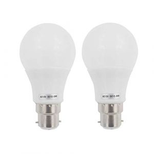 GRV B22 5W SMD LED AC12V DC12V-24V Ampoule de remplacement à incandescence 40W pour système solaire, VR, camping-car, bateau, intérieur basse tension blanc chaud Lot de 2 (éclairage non domestique) (FRGRV, neuf)