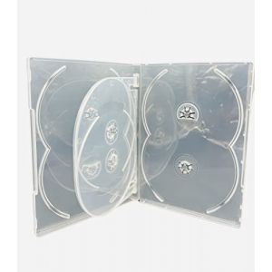 5 X Dragon Trading CD DVD/BLU Ray 14mm Clair DVD 6 Pistes Bo&icirc;tier pour 6 Disques&hellip; (Dragon Trading, neuf)