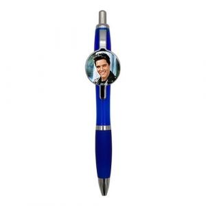L'id&eacute;e All Stylo Cabochon Bleu Elvis Presley (L'id&eacute;e All, neuf)