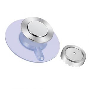 Riuulity Porte-savon Magn&eacute;tique en Acier Inoxydable pour Salle de Bain, Cuisine, Montage Mural, &eacute;conomiseur de Savon Facile &agrave; Installer pour Savons sans humidit&eacute;, 1 X Porte- Magn&eacute;tique (Type (Naidey, neuf)