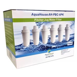 Aquahouse AH-PBC compatible avec Brita Classic pour cartouches pour filtre à eau cruches, 6 filtres universels (WaterFilterMan co uk, neuf)