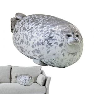 boiler Coussin Phoque en Peluche, Coussin Mignon Phoque avec Corps Potelé, D'océan Oreiller Peluche Animal Peluche Mignon Peluche pour (vincente, neuf)