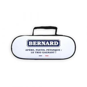 JIMPOSEMONSTYLE.COM Sacoche de Rangement personnalisée avec prénom pour Boules de pétanque, Design Pastis - idée Cadeau Originale et Pratique (my-goodprice, neuf)