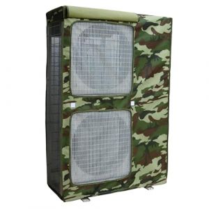 LXRHLIKG Housse Pompe a Chaleur Piscine, Cache Climatiseur Exterieur en Tissu Oxford 600D, Couverture de Climatiseur Complète(Green,98x38x138cm/39x15x54in) (LXRHLIKG, neuf)