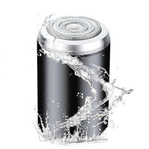 TNSLAND Rasoir &eacute;lectrique pour hommes, Rasoir &eacute;lectrique &agrave; sec pour hommes, Mini rasoir &eacute;lectrique portable USB, R&acirc;pe &agrave; barbe amovible et lavable, Mini rasoir pour voiture Voyage （Noir） (dongguanshiqinciqingwangluokejiyouxiangongsi, neuf)