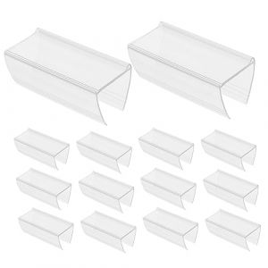 Ciieeo Lot De 30 Porte-&Eacute;tiquettes En Plastique Pour Supermarch&eacute; Clips D'&Eacute;tiquettes De Prix De D&eacute;tail 6X2.5X2.2 Pouces Supports D'&Eacute;tiquettes R&eacute;utilisables Pour Rayonnage Et Pr&eacute;sentoir (B Breathtaking, neuf)